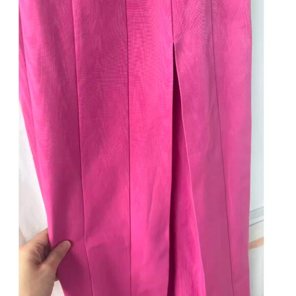 NWT STAUD Portrait Maxi Dress Gown Sz6 Lollipop Pink Cocktail Wedding Party - Picture 7 of 9